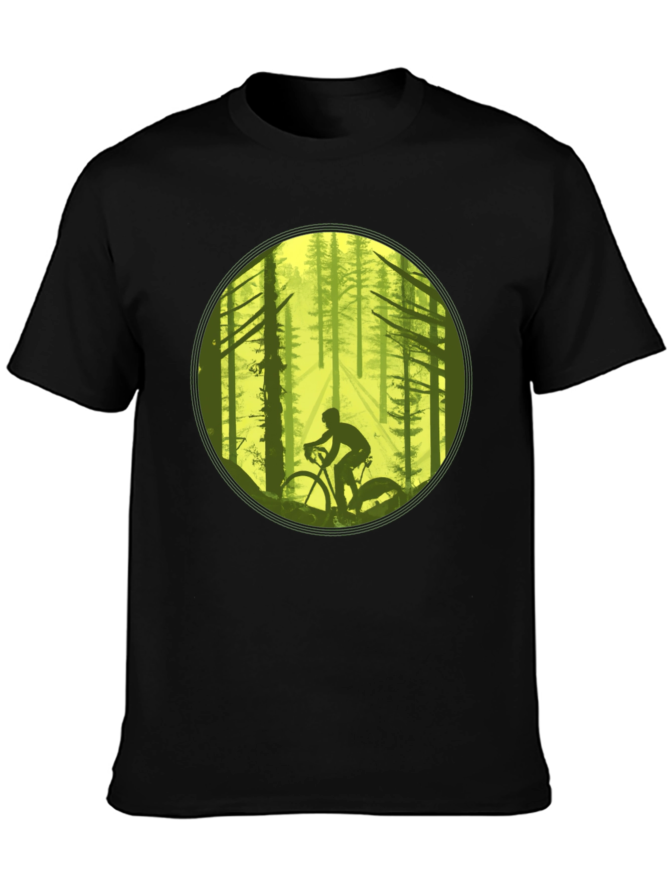Biker in the Woods Graphic Tee