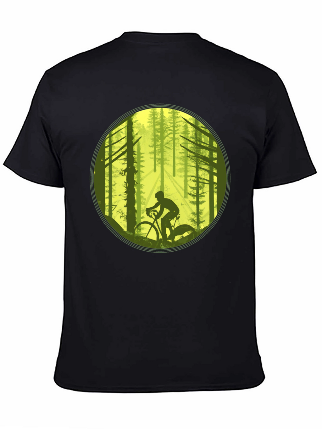 Biker in the Woods Graphic Tee