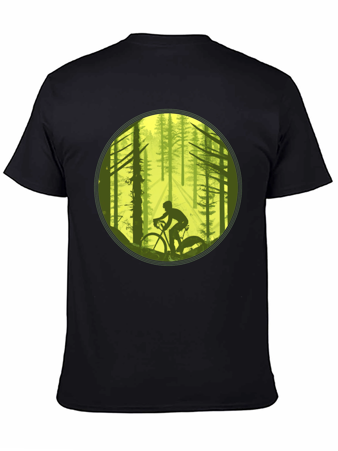 Biker in the Woods Graphic Tee