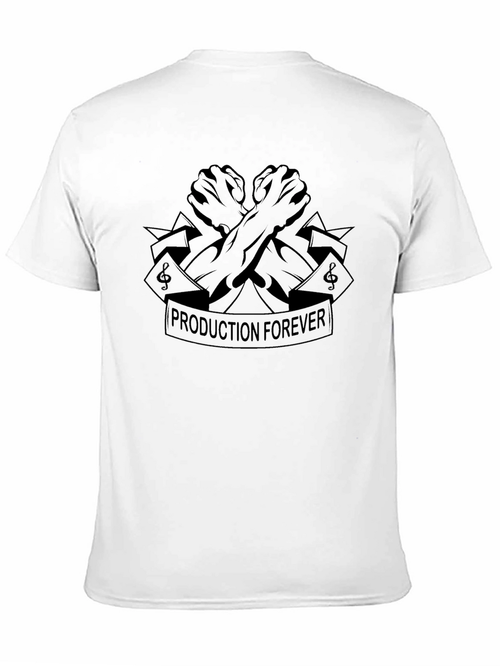 Production Forever Black Graphic Tee