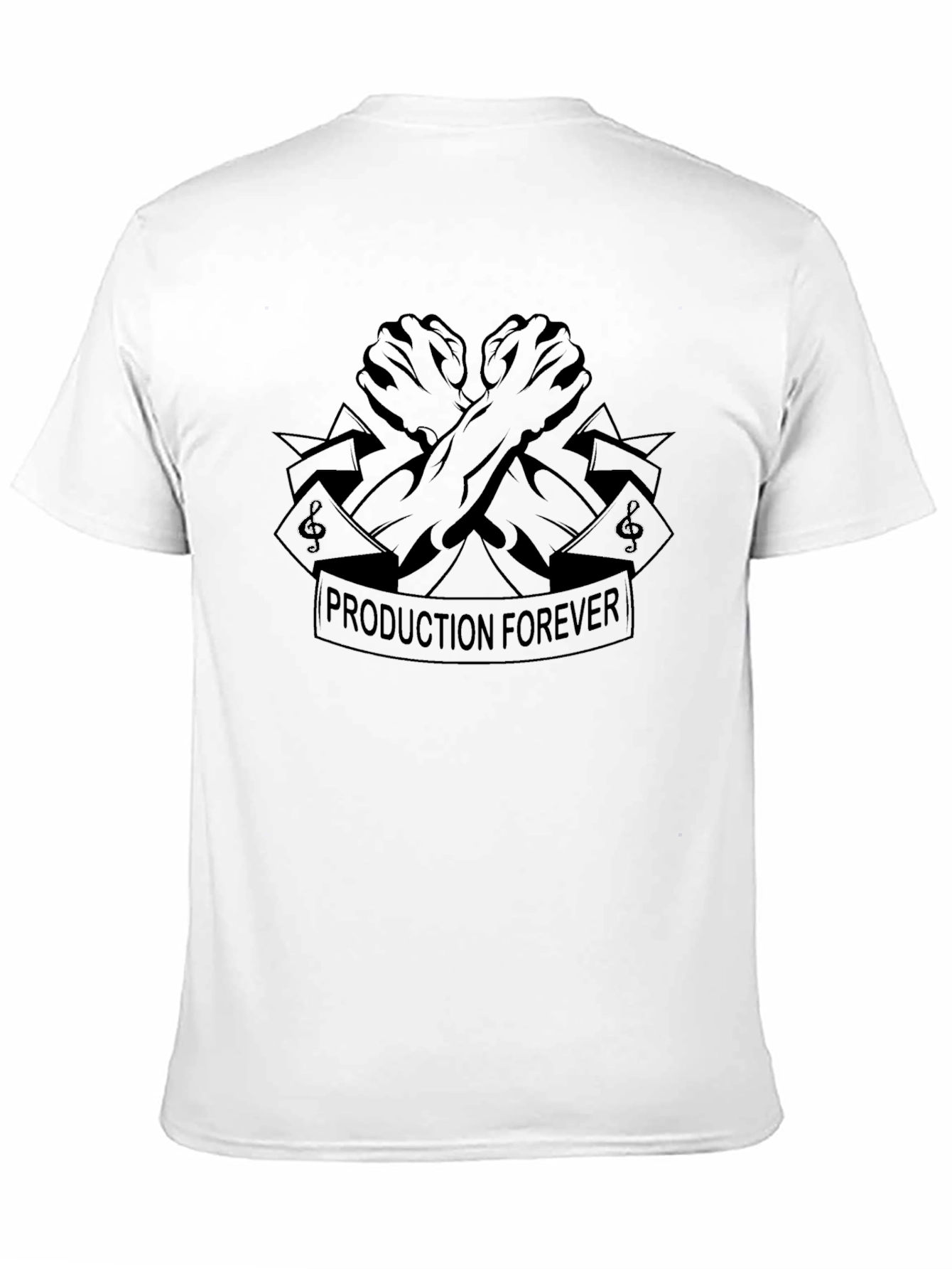 Production Forever Black Graphic Tee