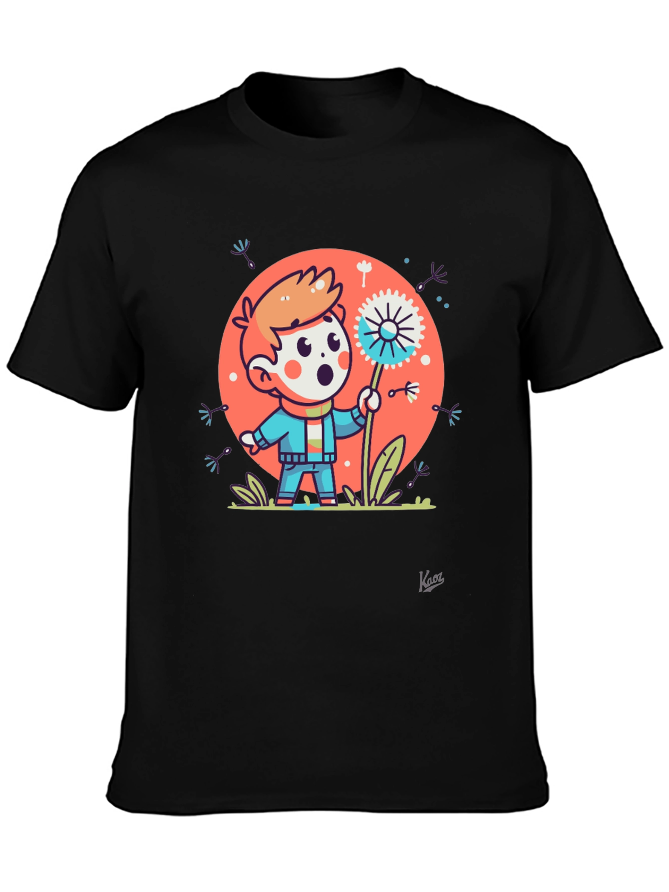 Dandelion Wish Graphic Tee - Soft Cotton Blend