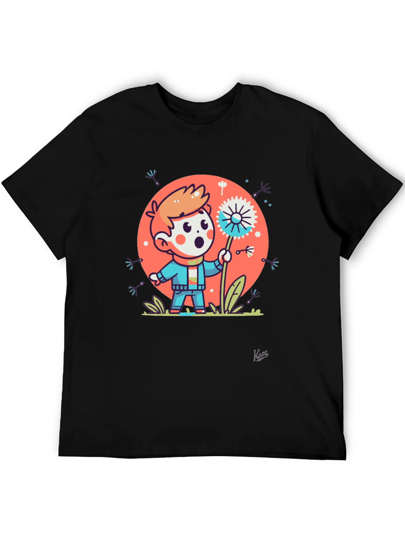 Dandelion Wish Graphic Tee - Soft Cotton Blend