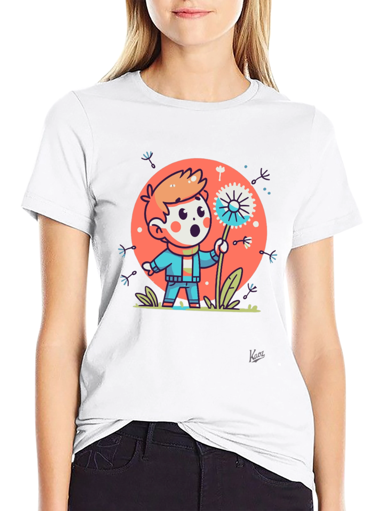 Dandelion Wish Graphic Tee - Soft Cotton Blend