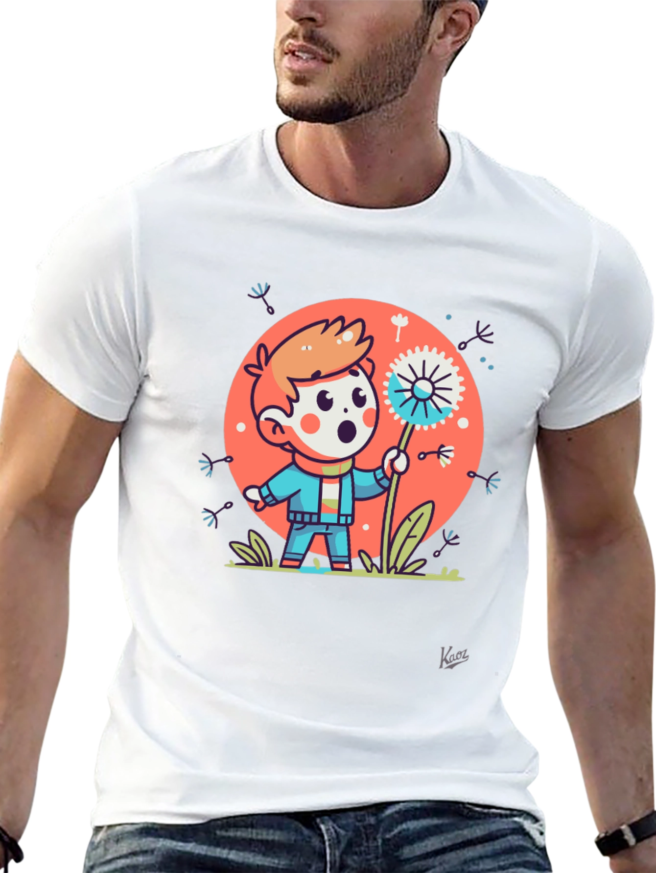 Dandelion Wish Graphic Tee - Soft Cotton Blend