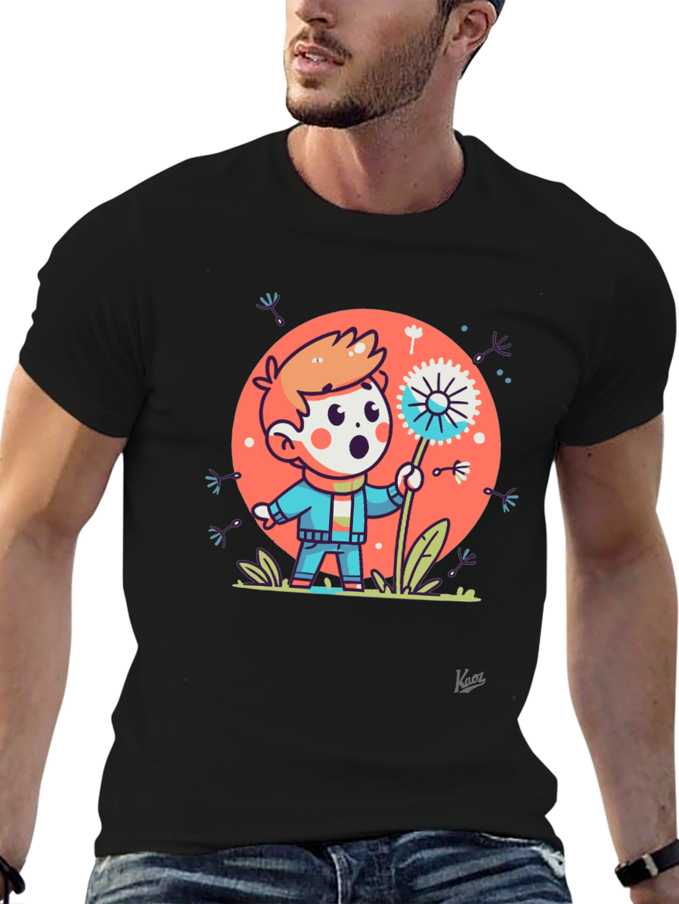 Dandelion Wish Graphic Tee - Soft Cotton Blend