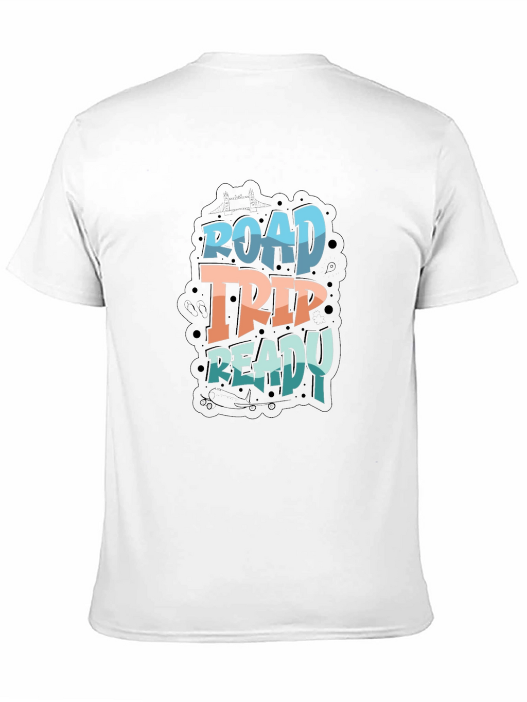 Road Trip Ready Graphic Tee - Black