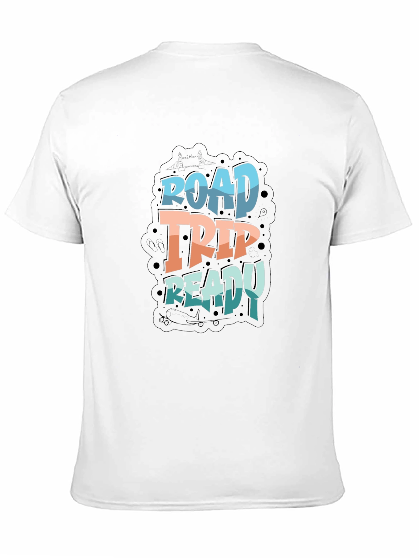 Road Trip Ready Graphic Tee - Black