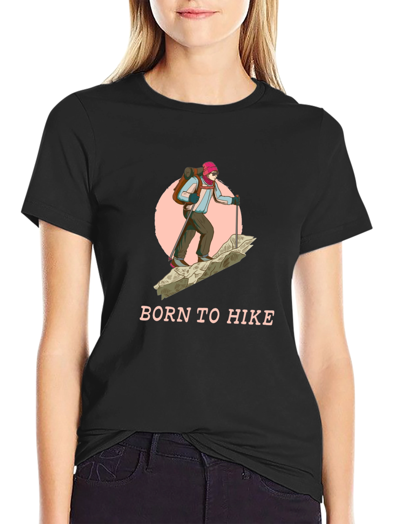 Born to Hike Graphic T-Shirt - Outdoor Adventure