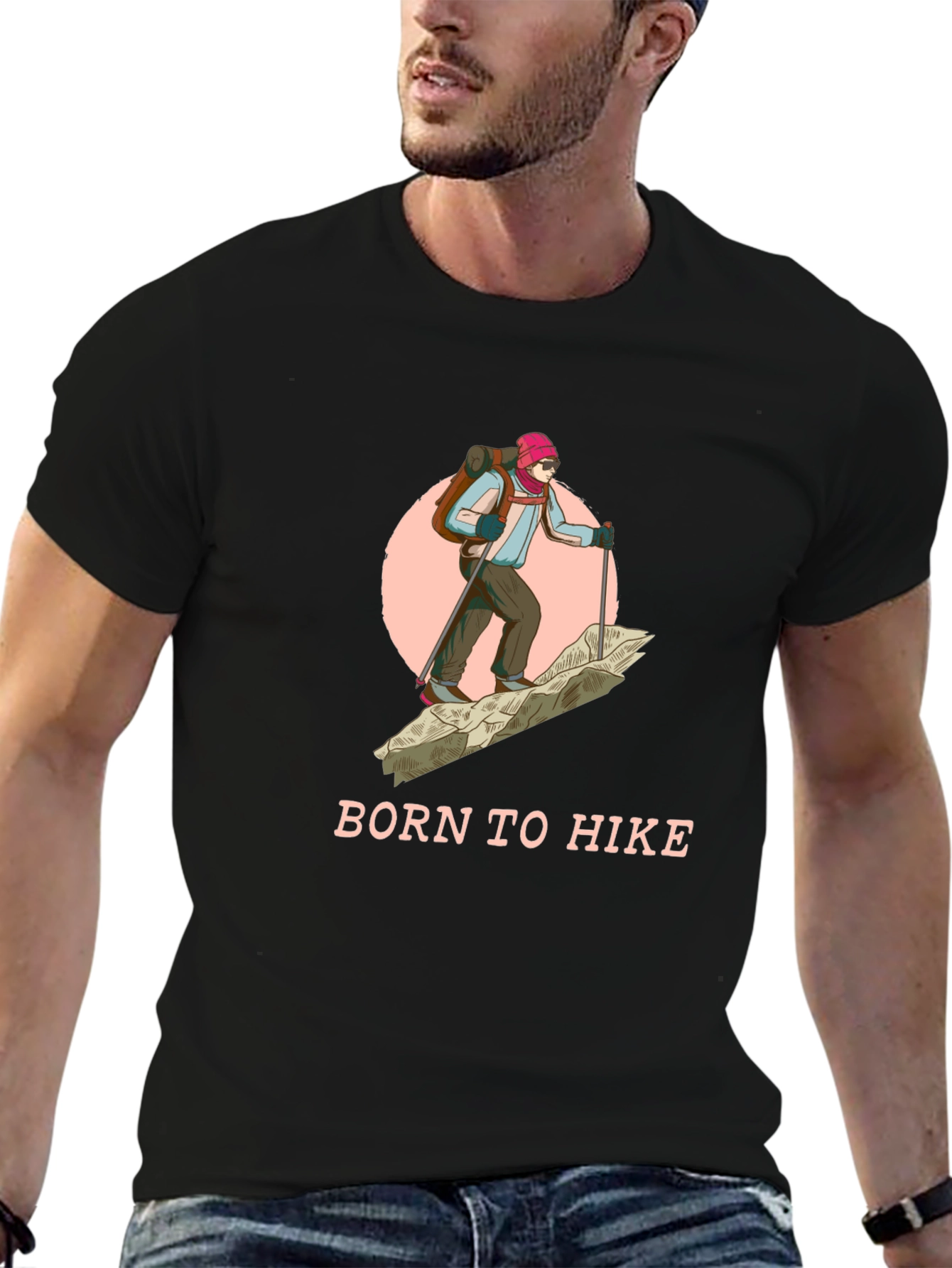 Born to Hike Graphic T-Shirt - Outdoor Adventure