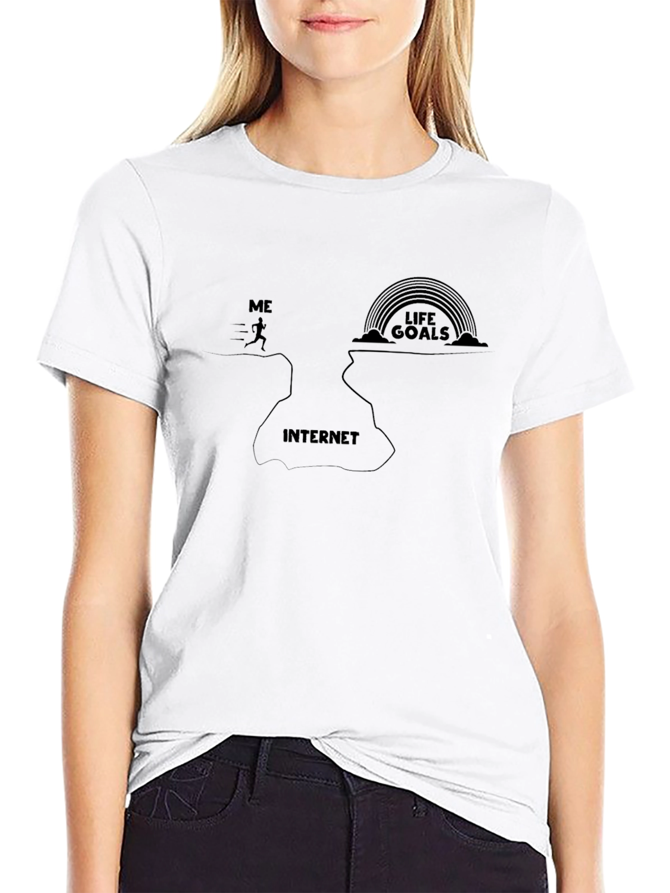 Internet Life Goals Graphic Tee