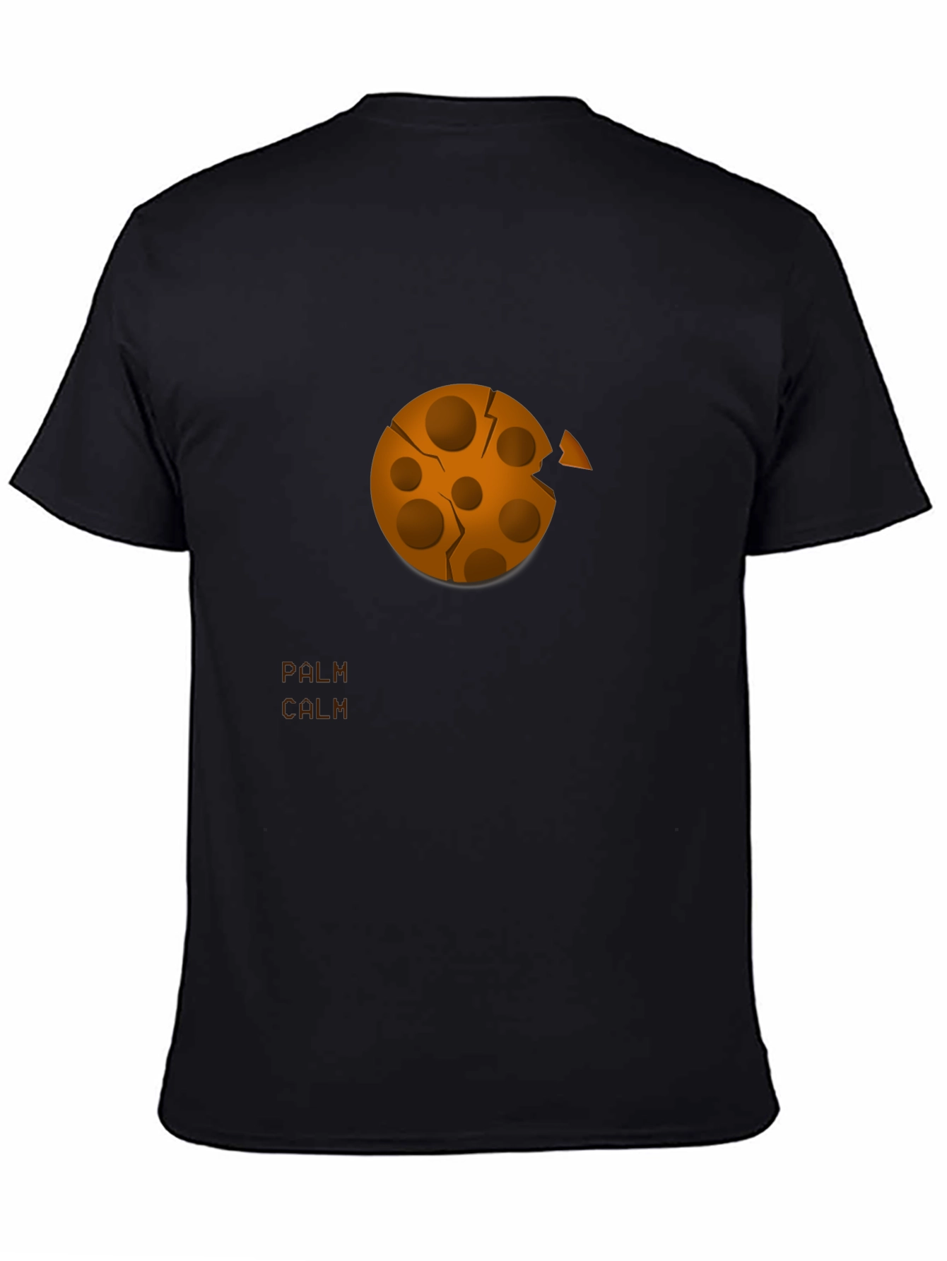 Unique Cookie Bite Graphic Tee - Casual Comfort