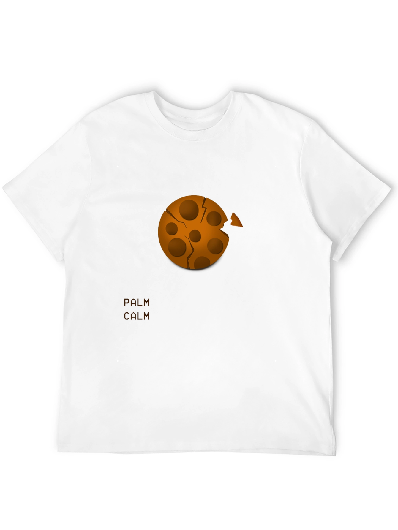 Unique Cookie Bite Graphic Tee - Casual Comfort