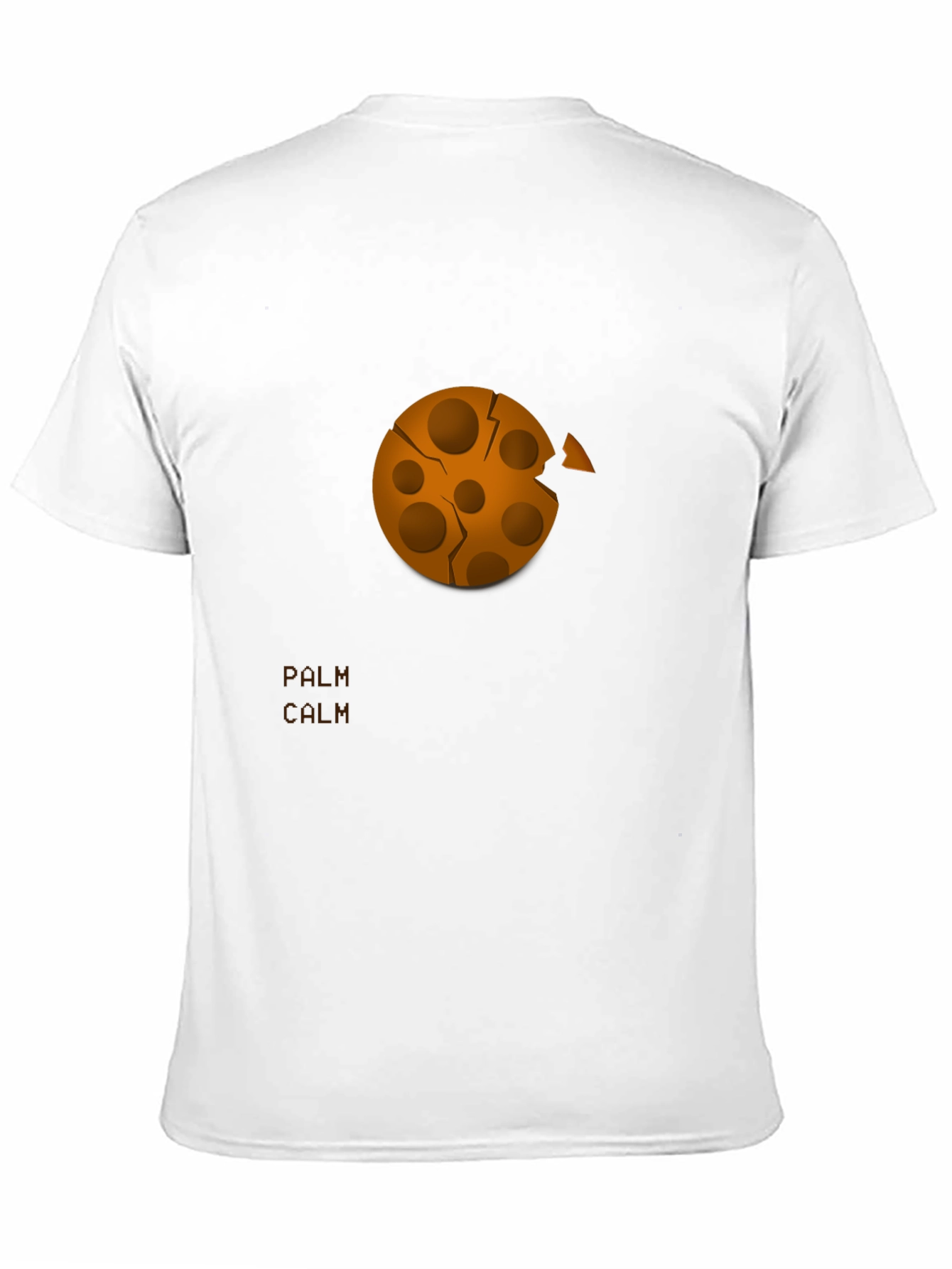 Unique Cookie Bite Graphic Tee - Casual Comfort
