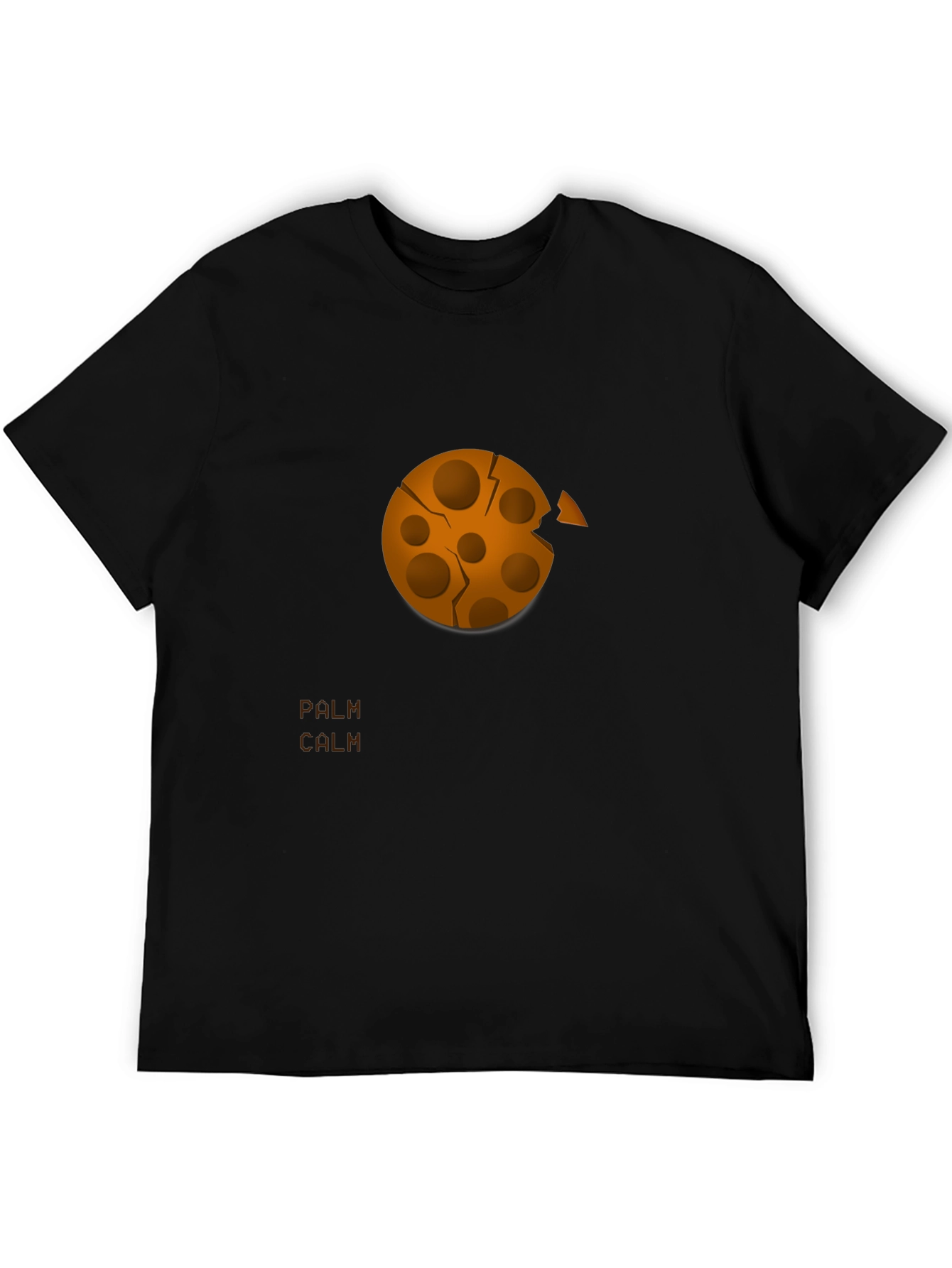 Unique Cookie Bite Graphic Tee - Casual Comfort