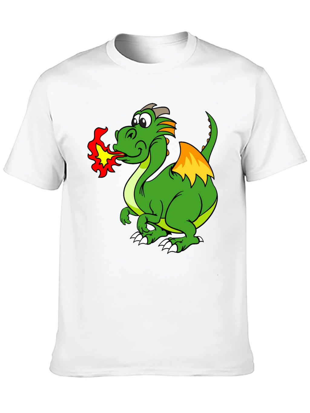 Dragon Fire T-Shirt - Black Cotton Tee