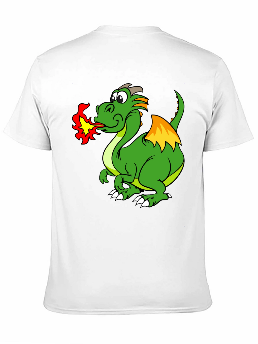 Dragon Fire T-Shirt - Black Cotton Tee