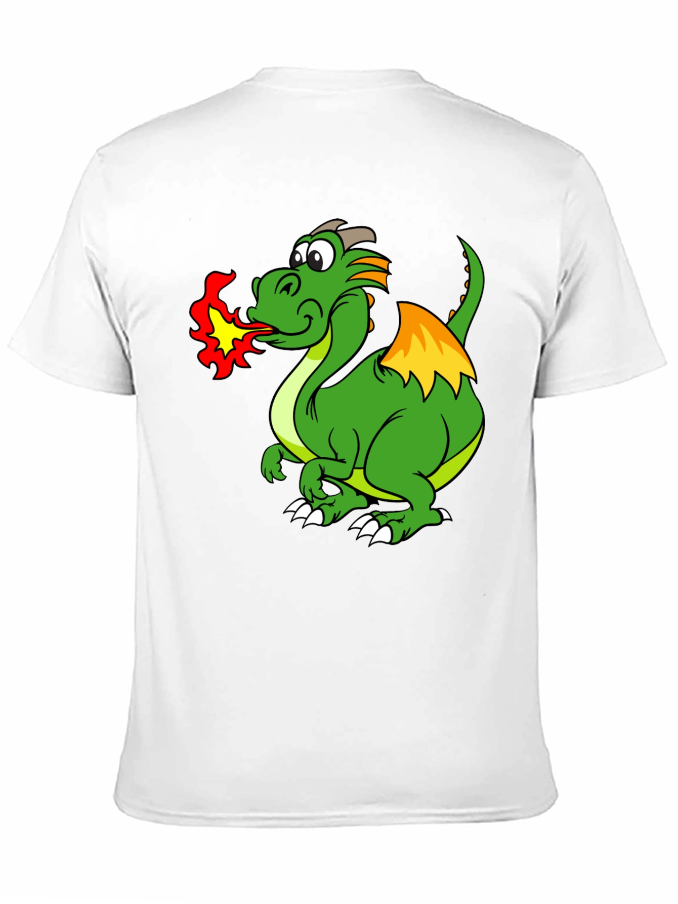 Dragon Fire T-Shirt - Black Cotton Tee