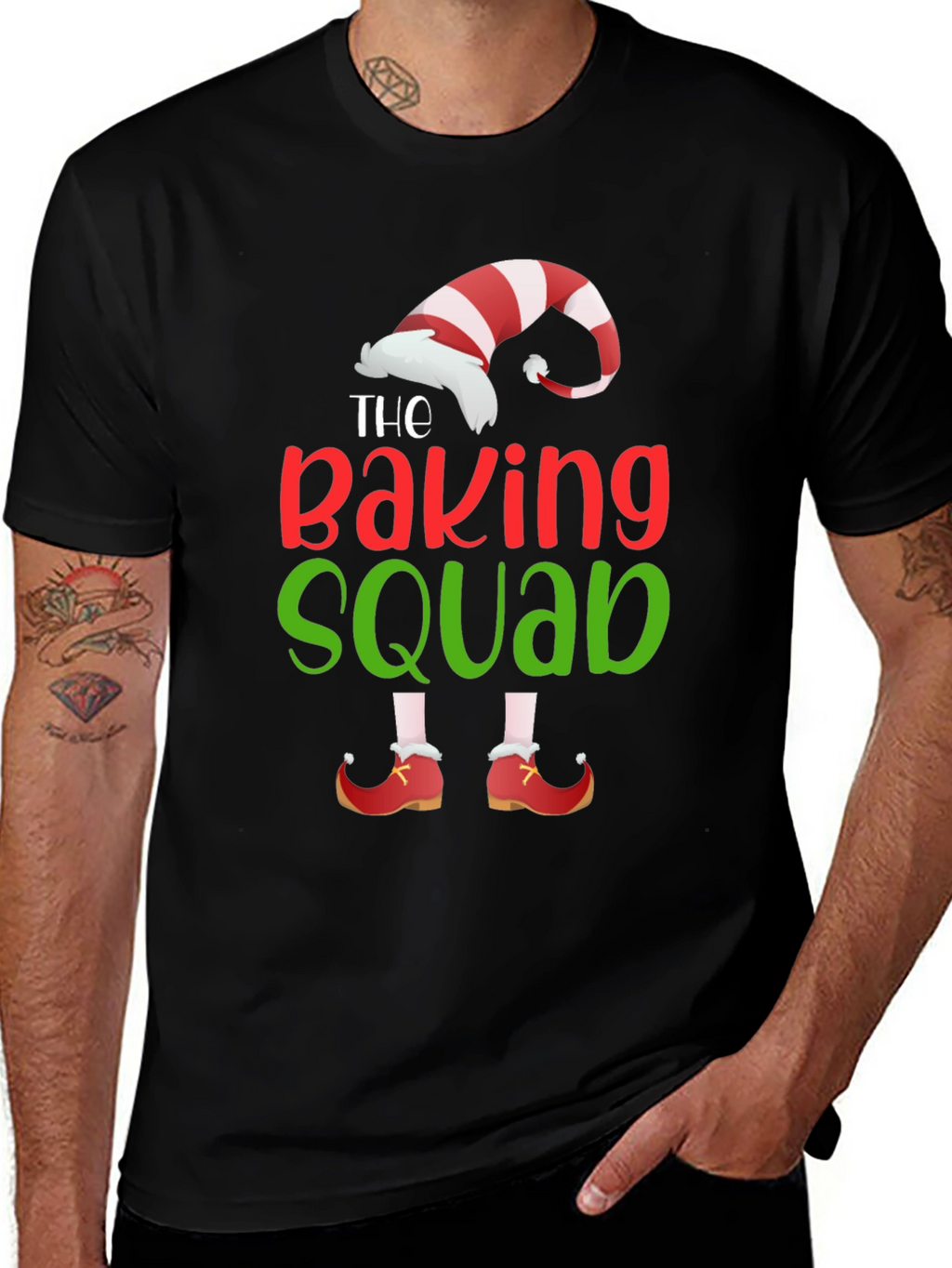 Baking Squad Elf Tee - Holiday Fun
