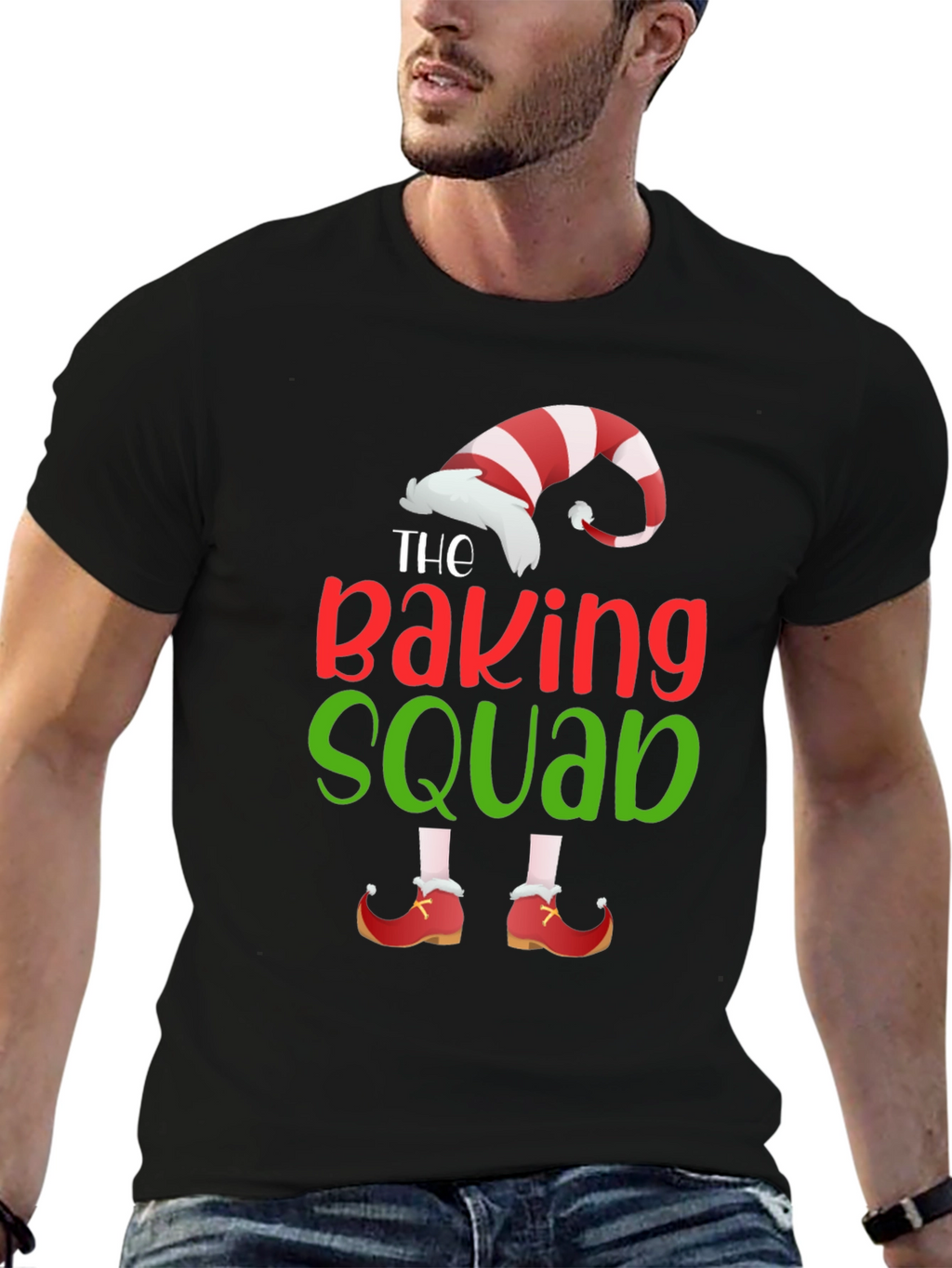 Baking Squad Elf Tee - Holiday Fun