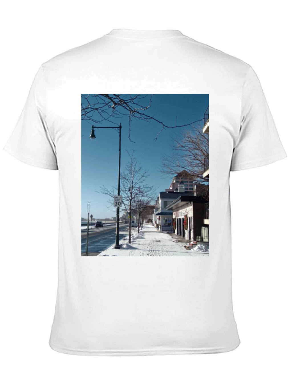 Winter Street Scene Graphic Tee