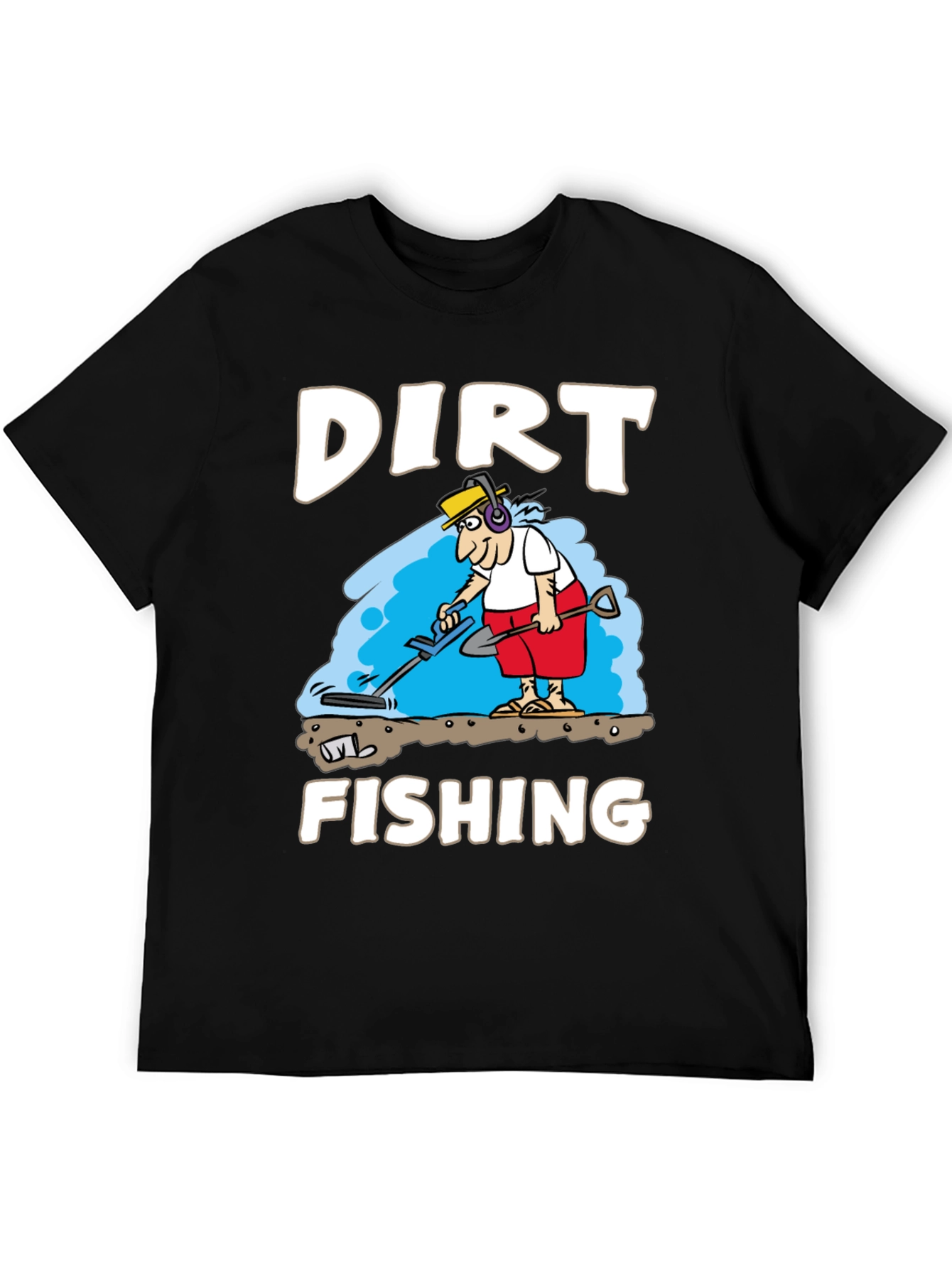 Dirt Fishing Graphic Tee