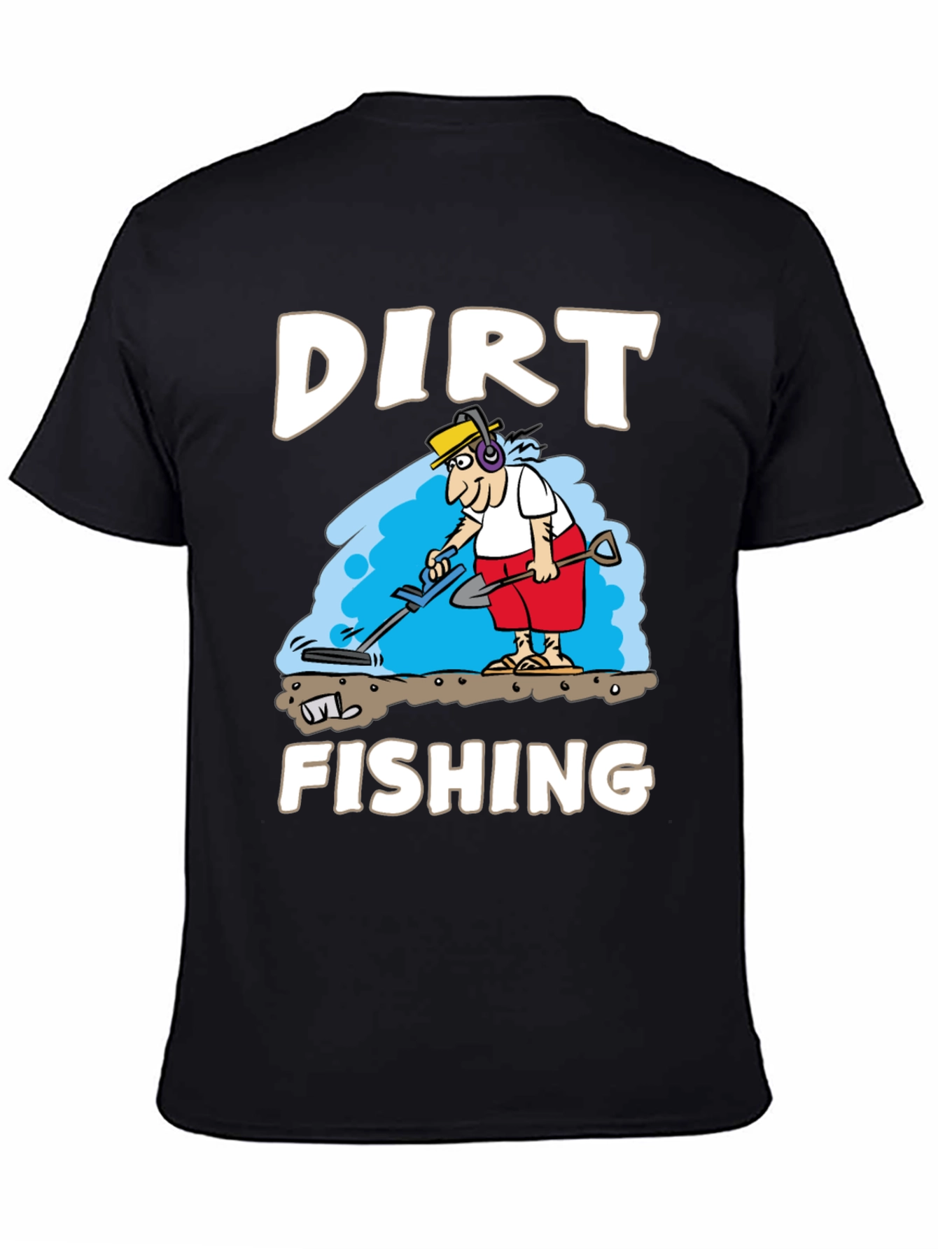 Dirt Fishing Graphic Tee