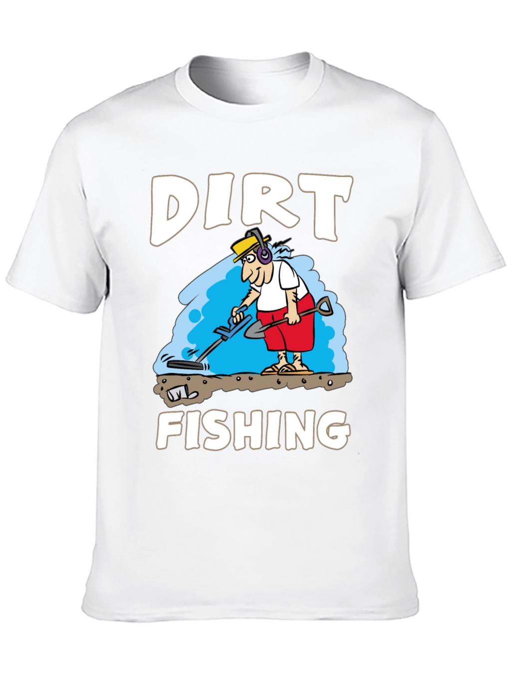 Dirt Fishing Graphic Tee