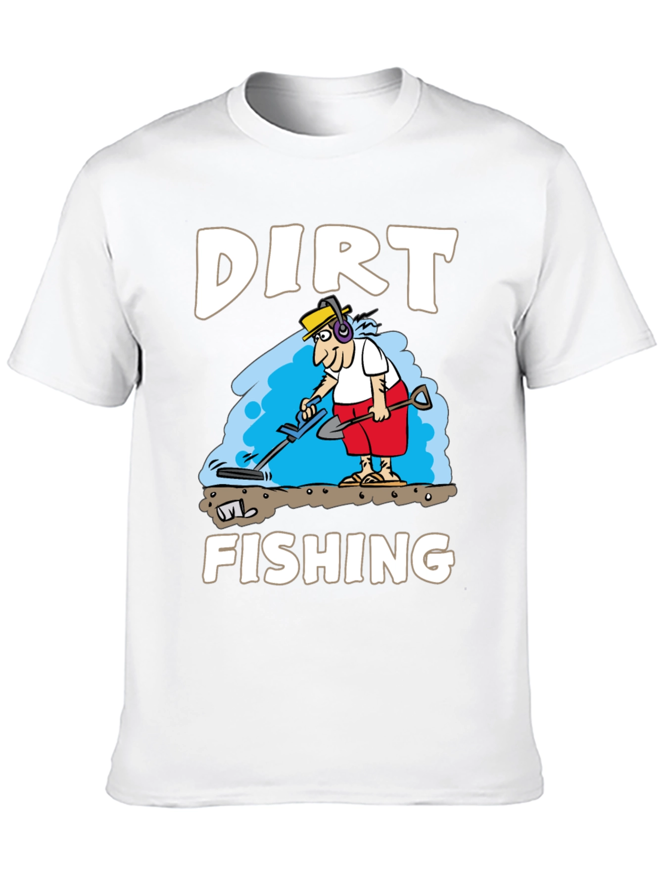 Dirt Fishing Graphic Tee