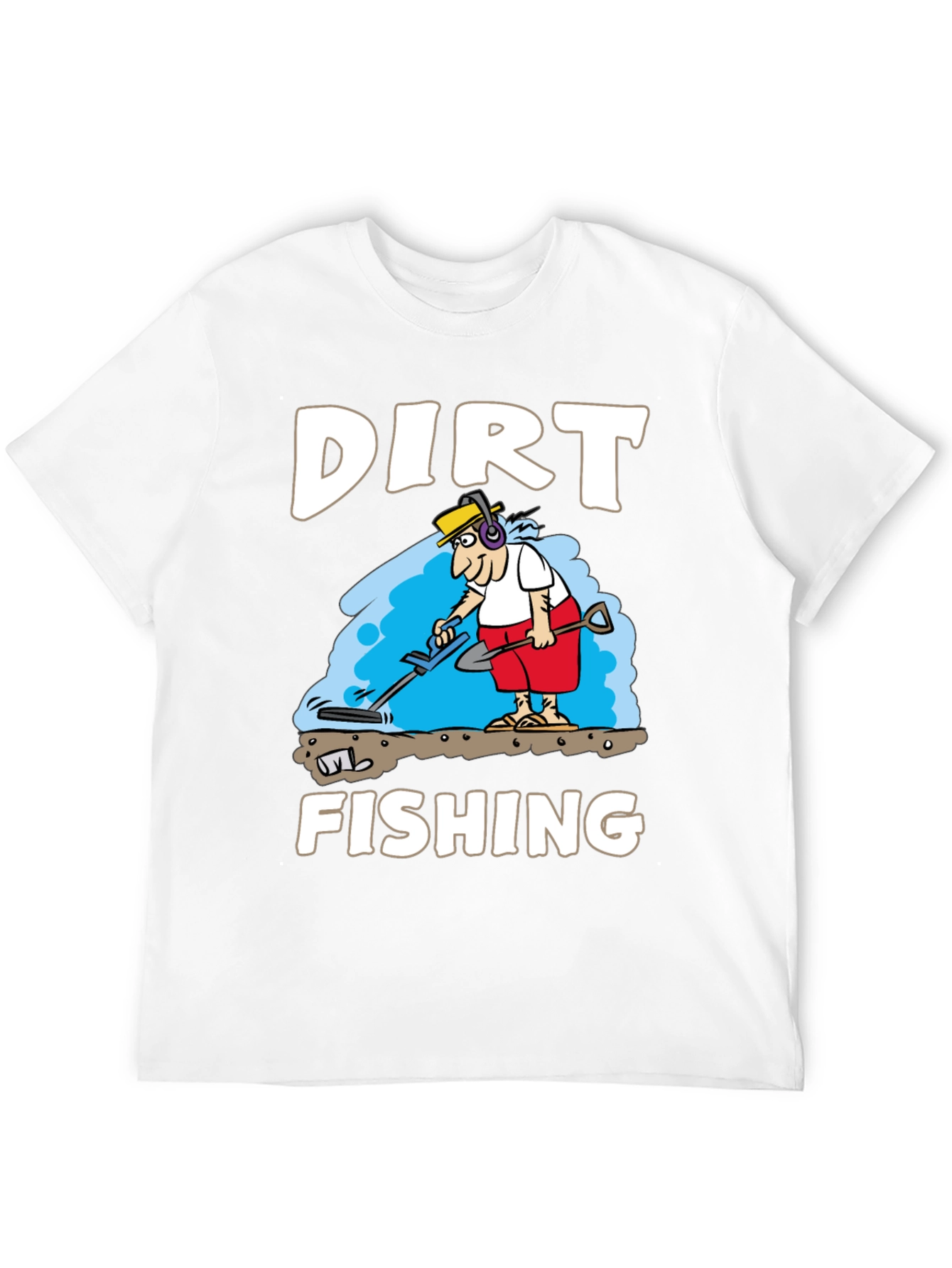 Dirt Fishing Graphic Tee