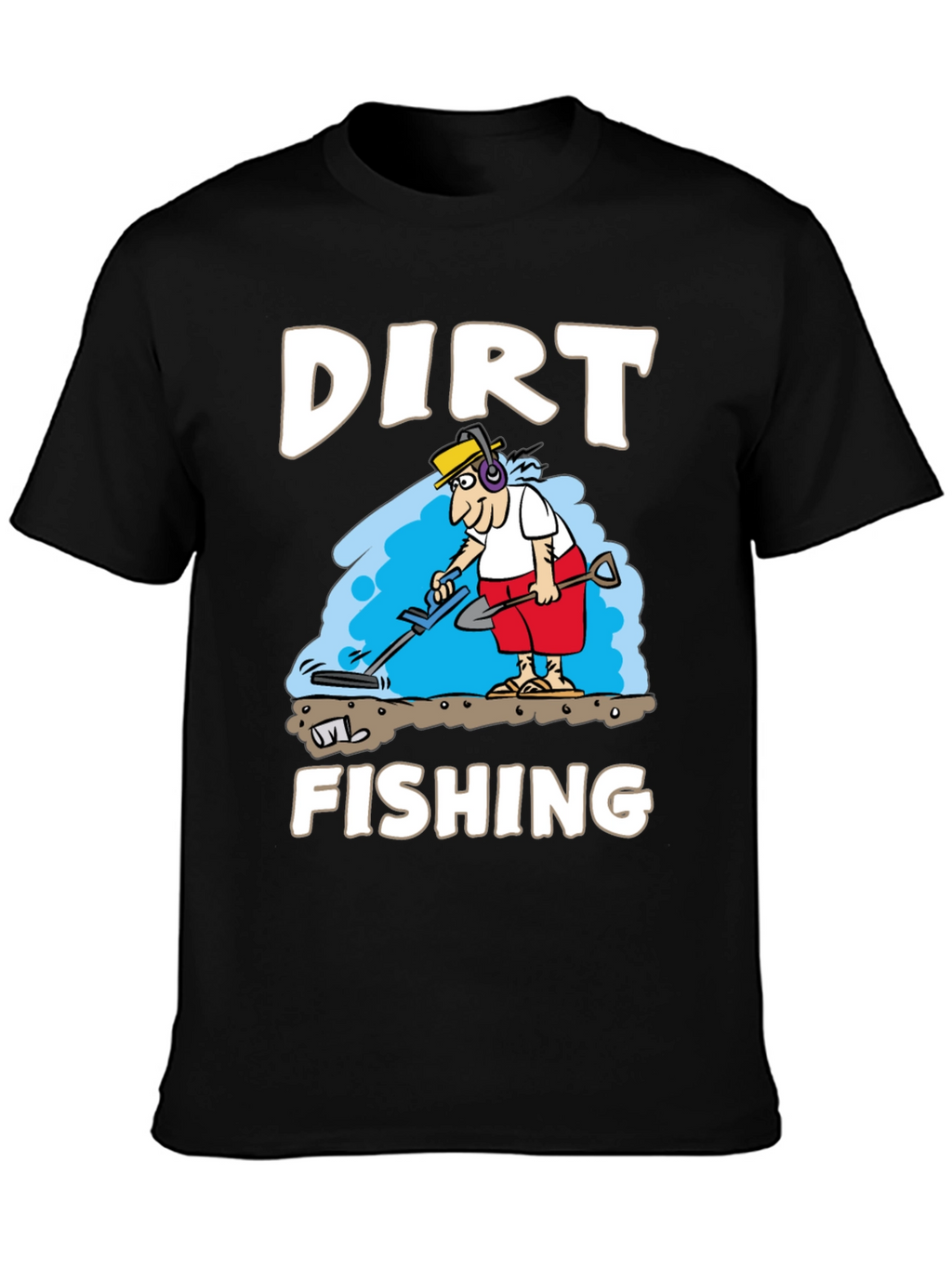 Dirt Fishing Graphic Tee