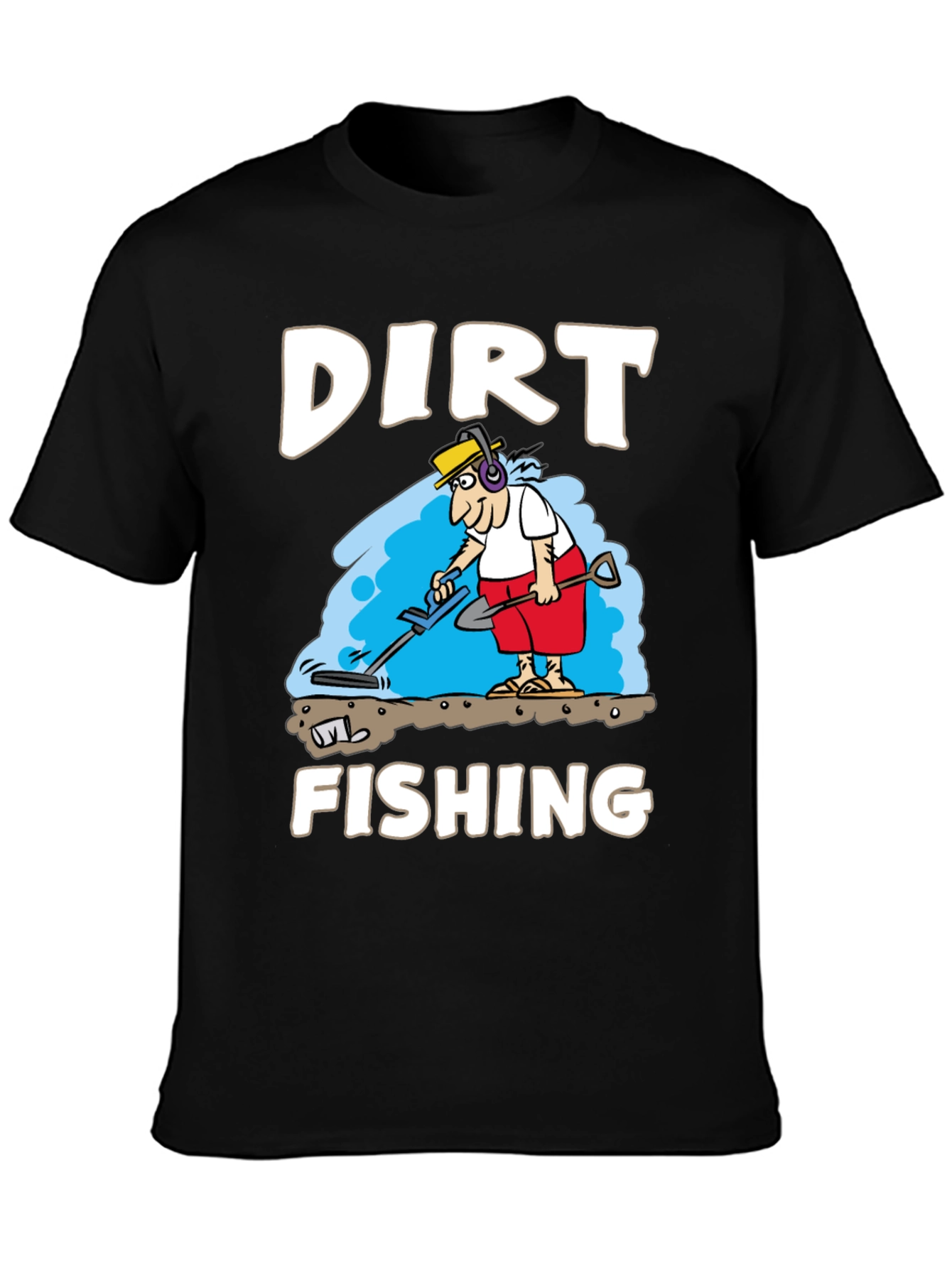 Dirt Fishing Graphic Tee