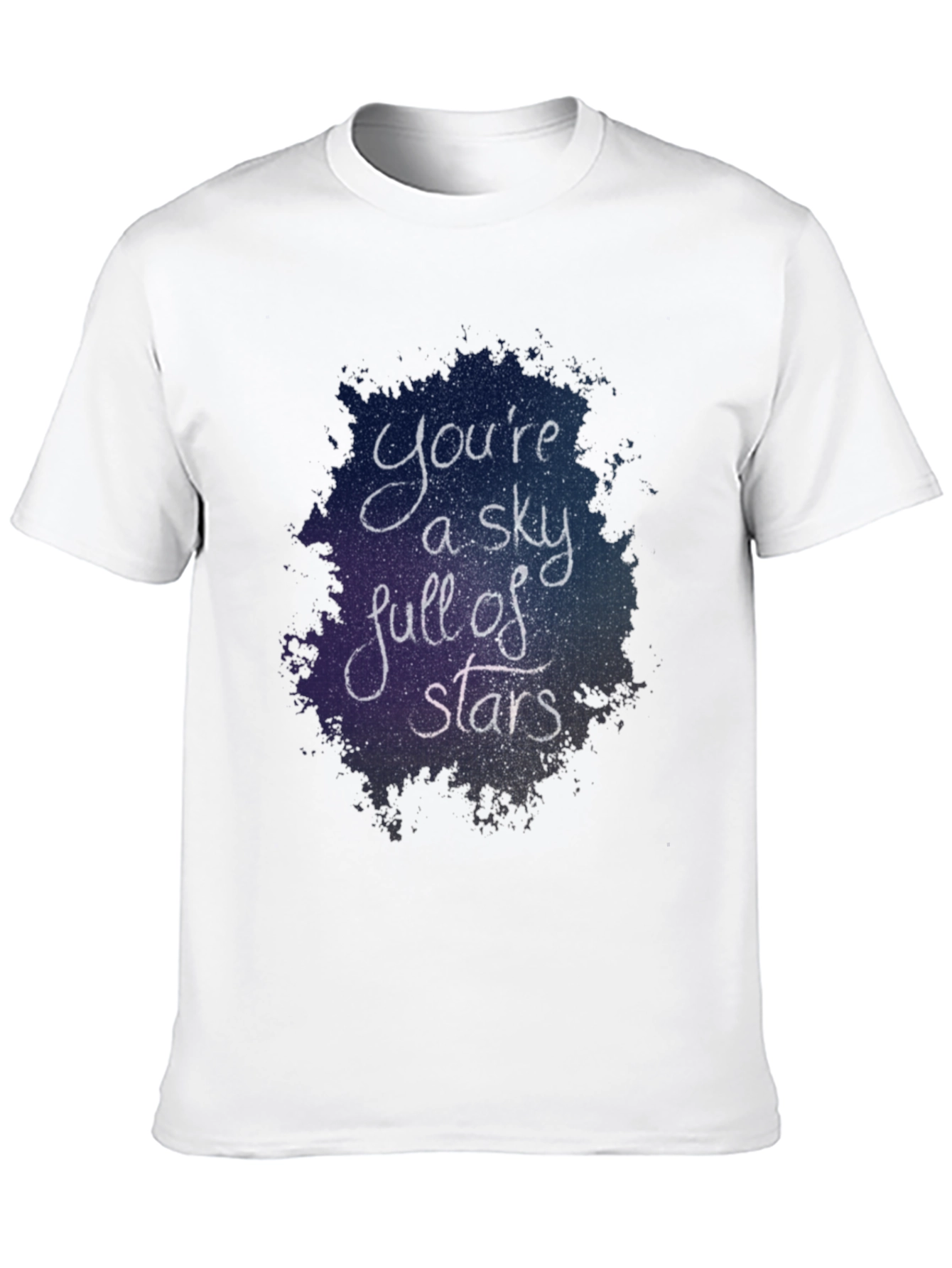 Sky Full of Stars Graphic Tee - Cotton Blend Comfort Fit