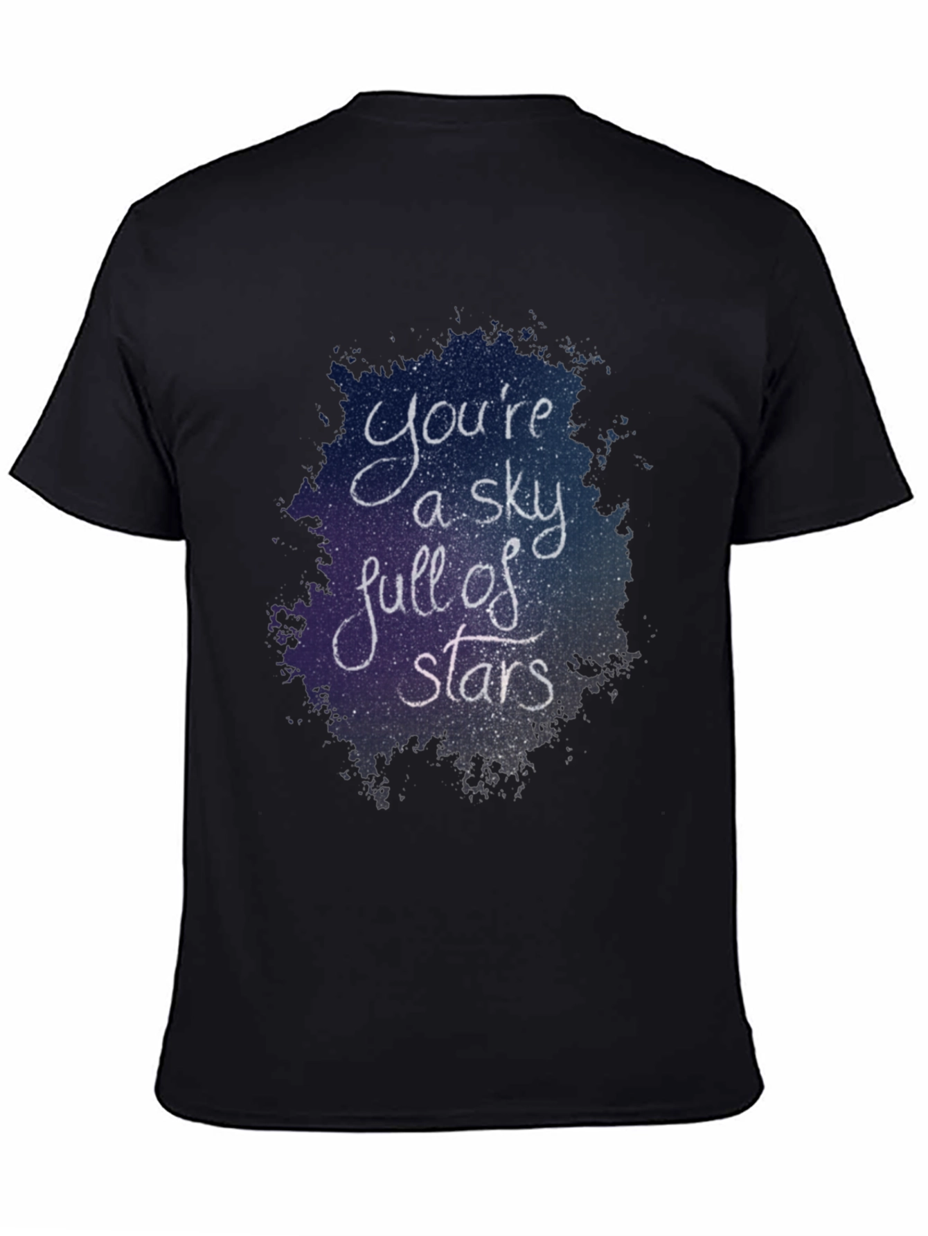 Sky Full of Stars Graphic Tee - Cotton Blend Comfort Fit