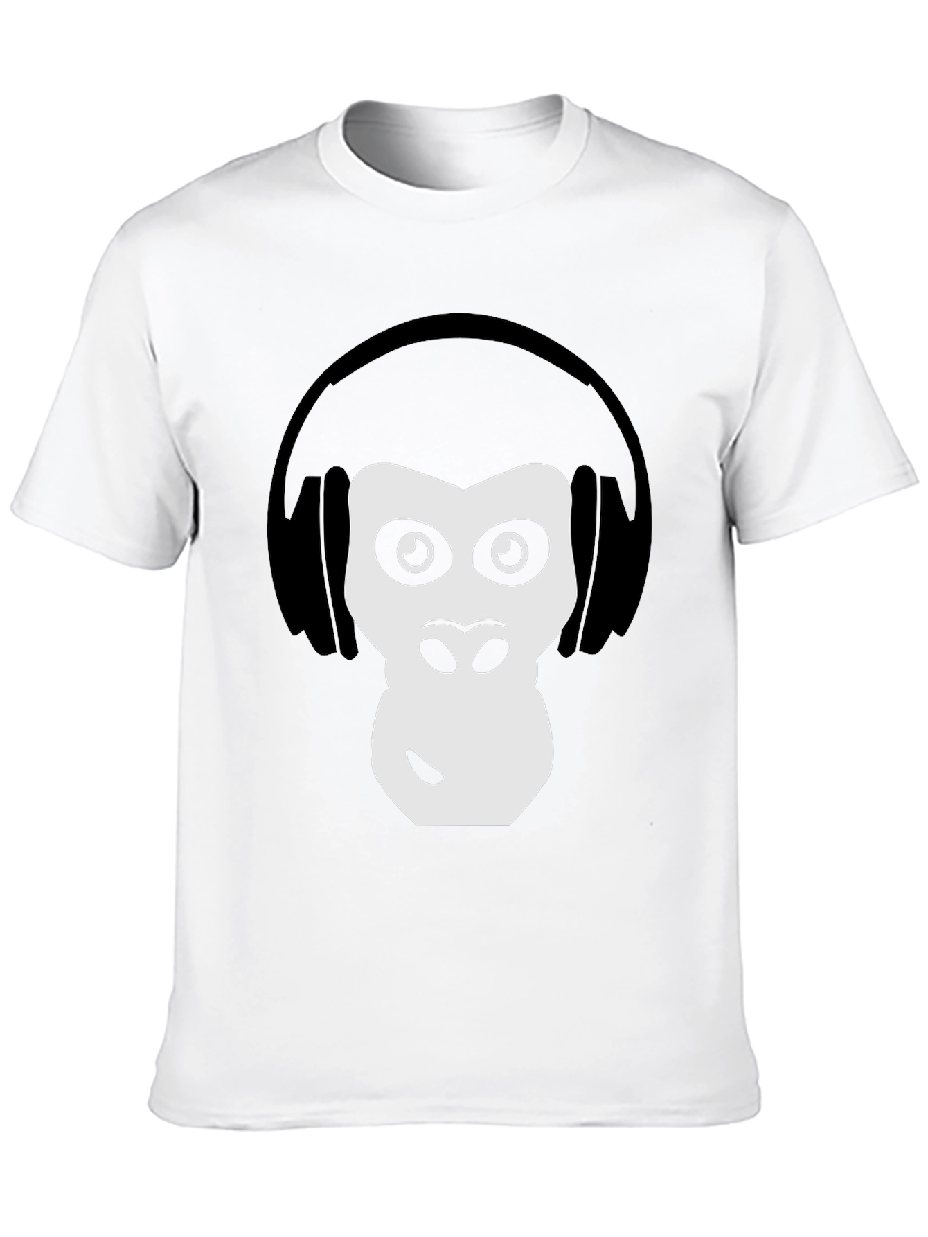 Cool Ape DJ Graphic Tee - Black Cotton T-Shirt