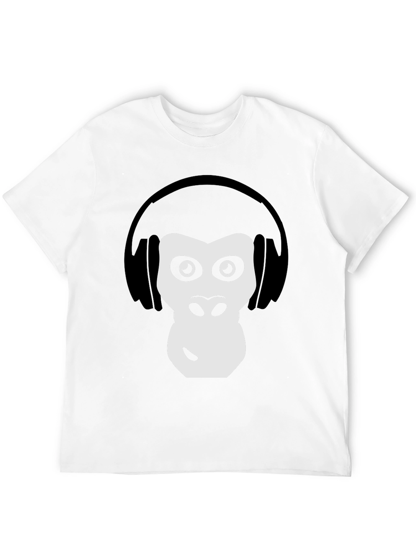 Cool Ape DJ Graphic Tee - Black Cotton T-Shirt