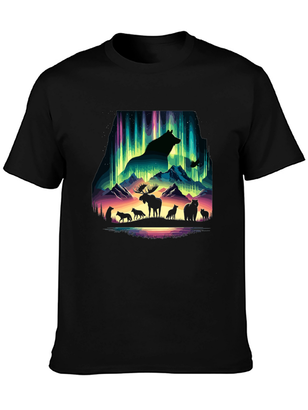 Aurora Animal Silhouette T-Shirt