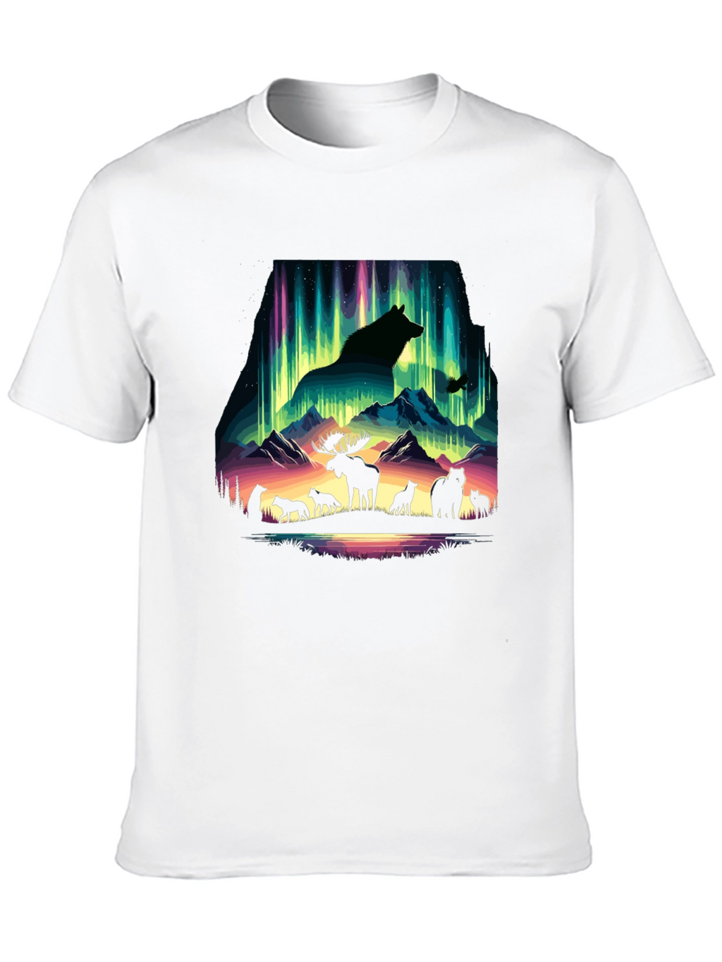 Aurora Animal Silhouette T-Shirt