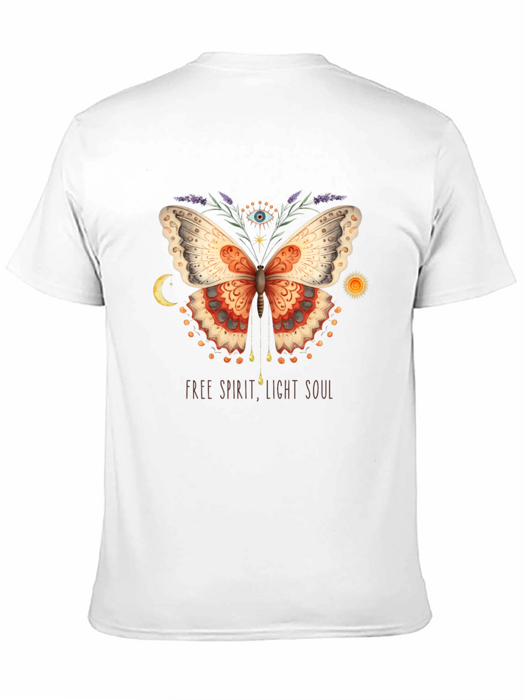 Free Spirit Butterfly Graphic T-Shirt
