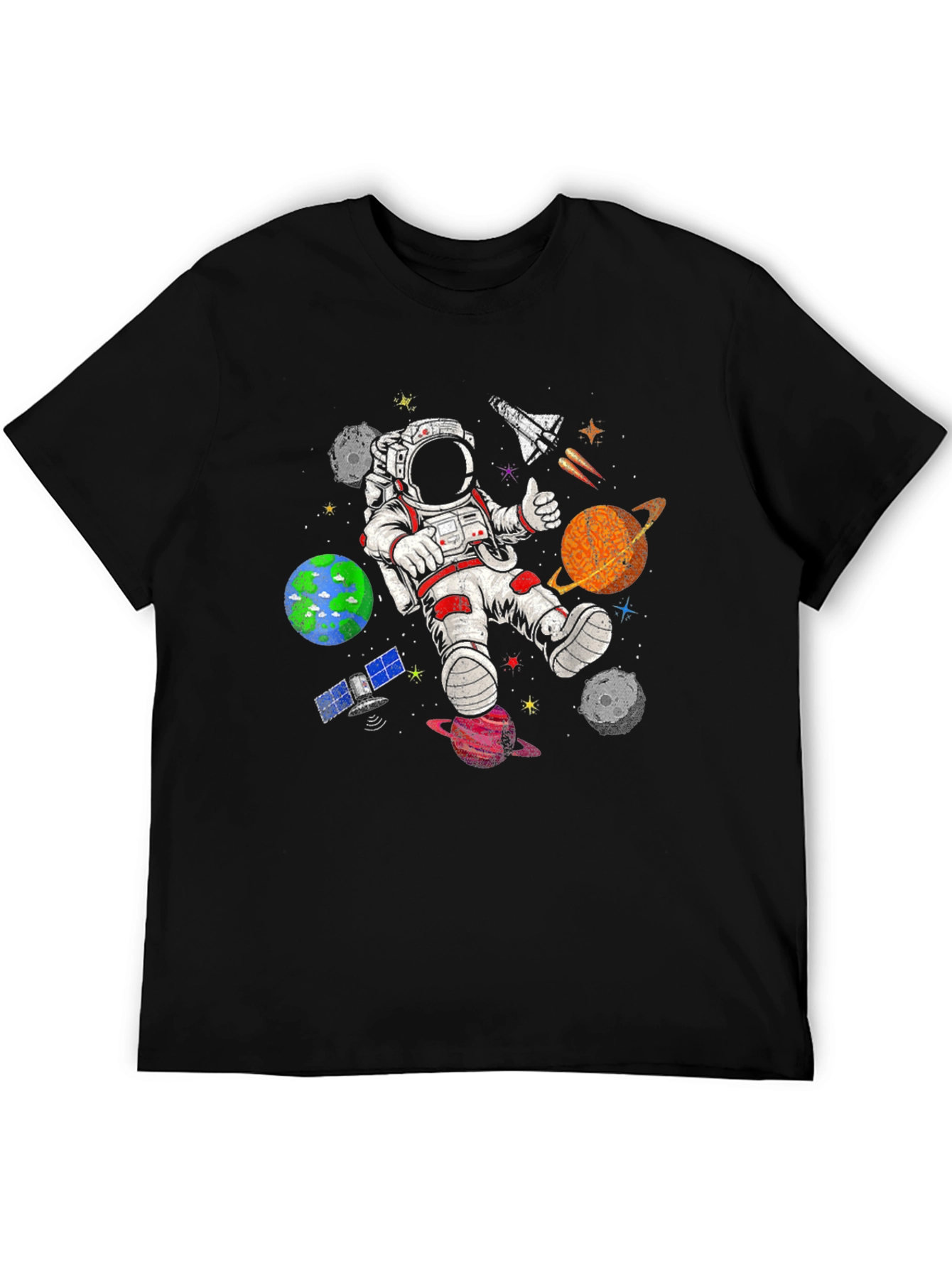Astronaut in Space T-Shirt - Galaxy Adventure