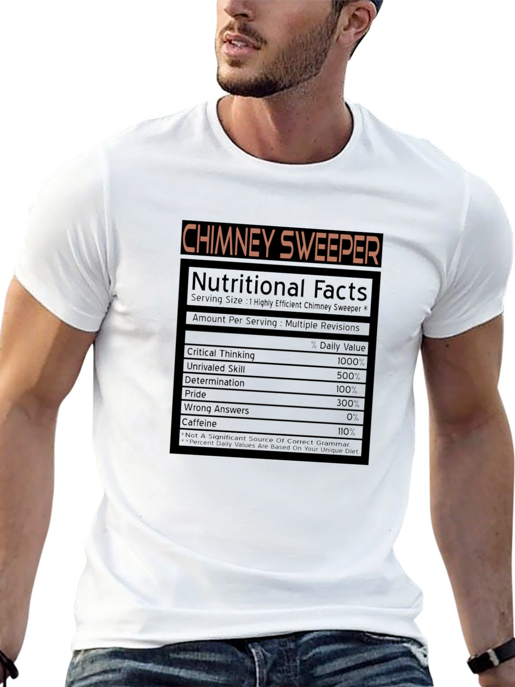 Chimney Sweeper Nutritional Facts Novelty T-Shirt