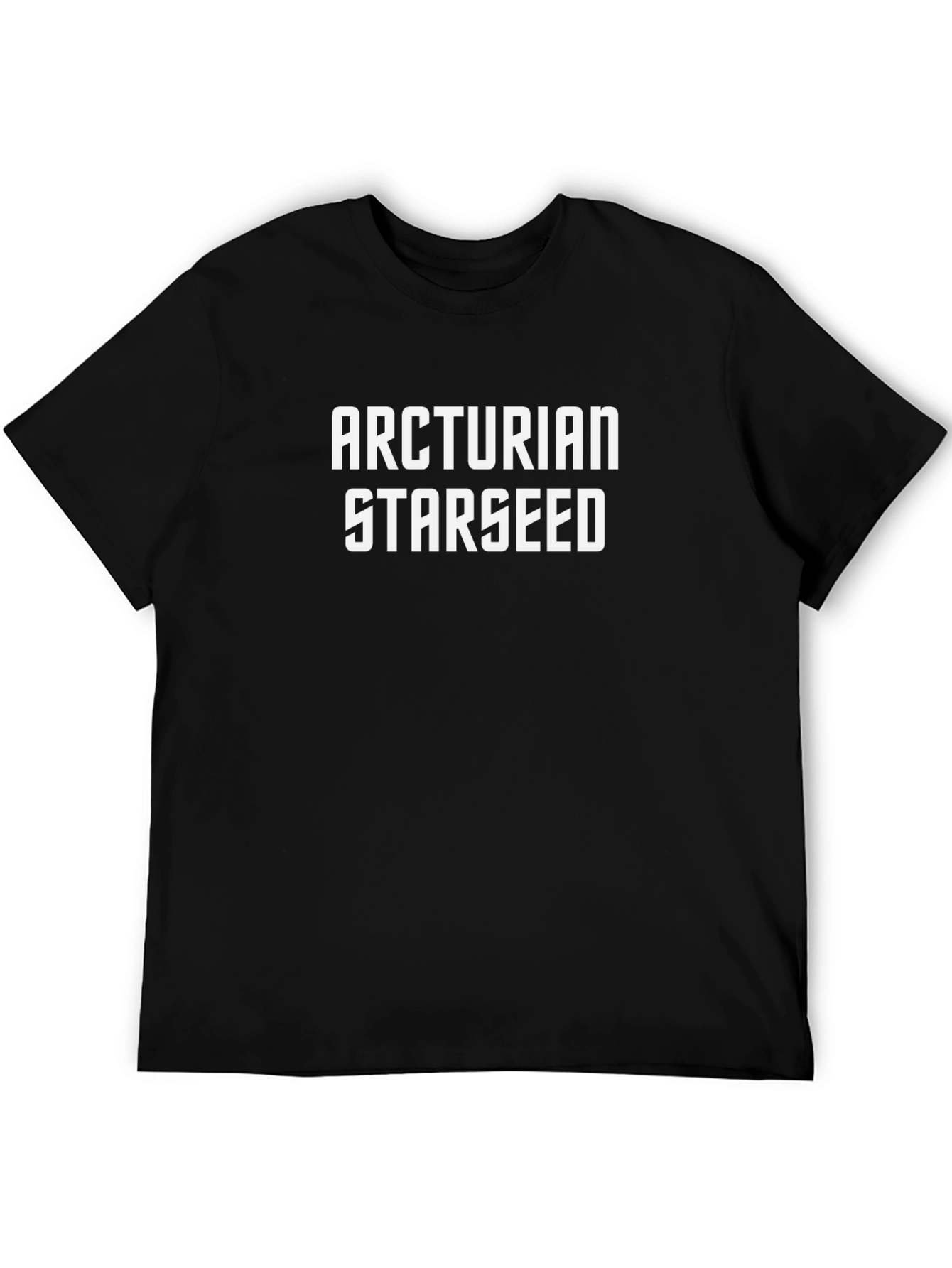 Arcturian Starseed Graphic T-Shirt - Black Crew Neck Tee