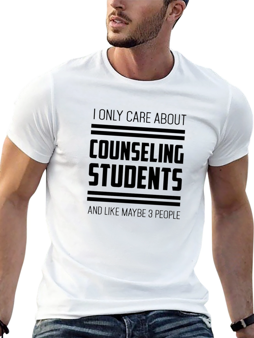 Counseling Students Graphic Tee - Black