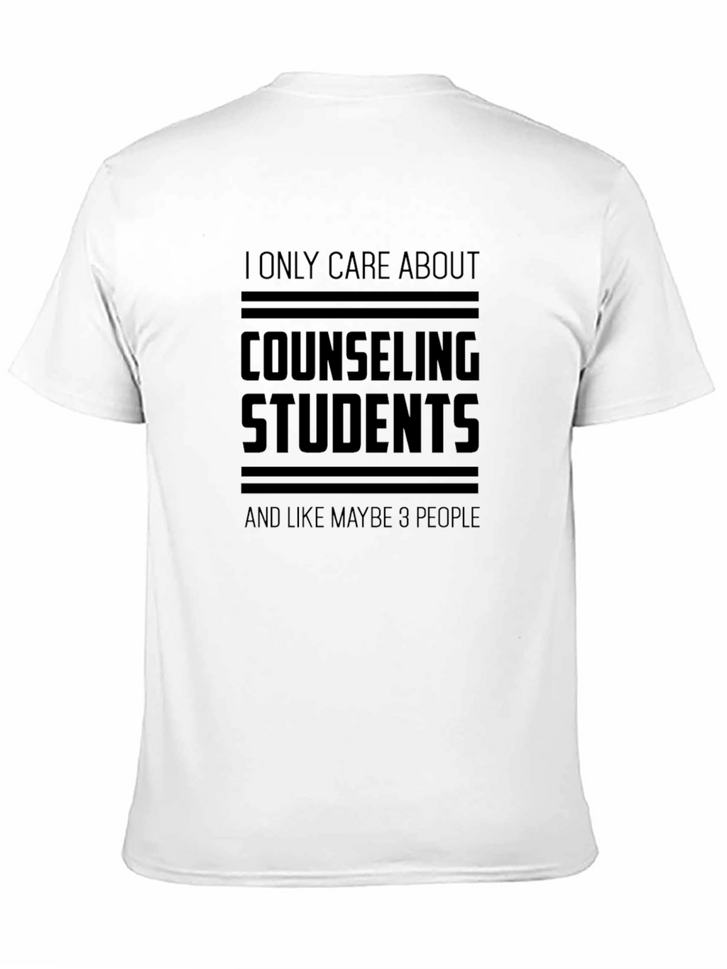 Counseling Students Graphic Tee - Black