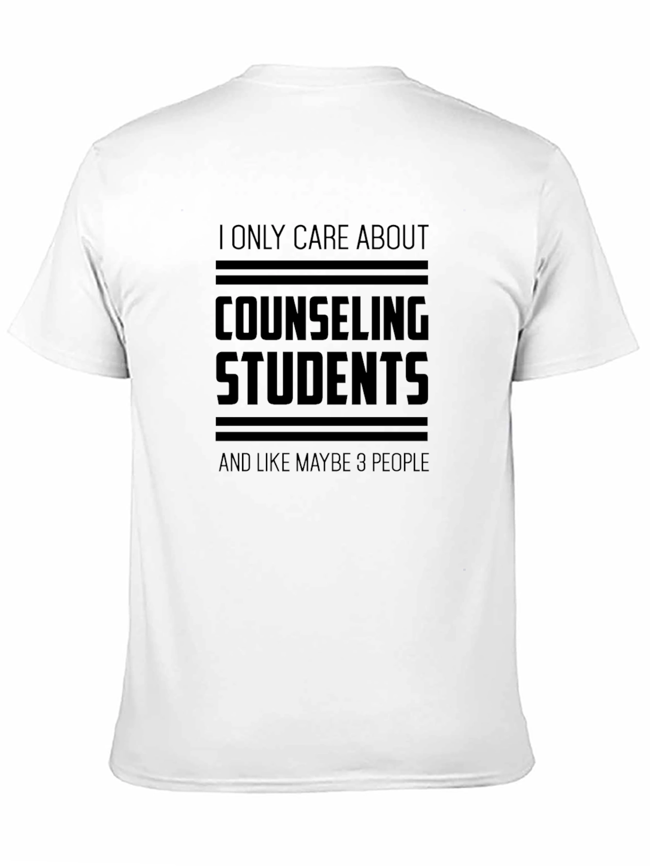 Counseling Students Graphic Tee - Black