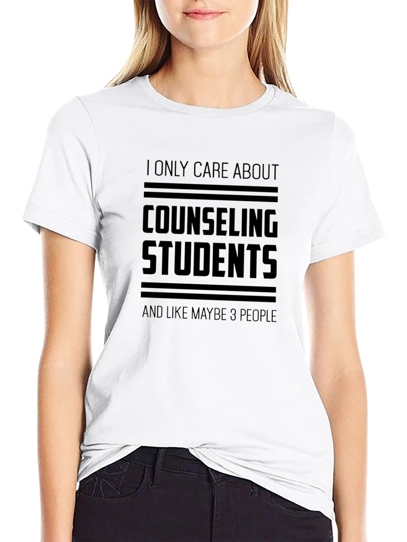 Counseling Students Graphic Tee - Black