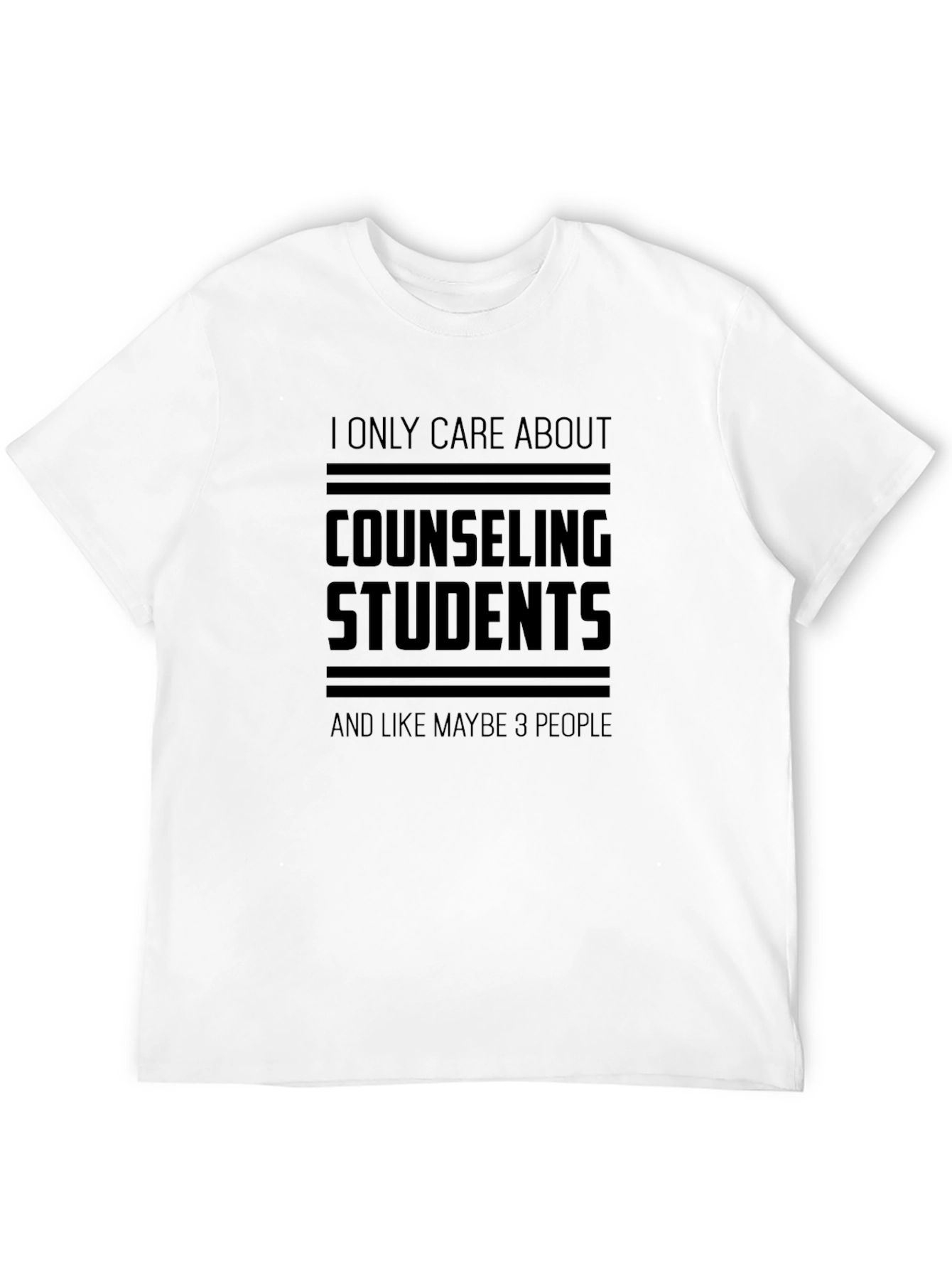 Counseling Students Graphic Tee - Black