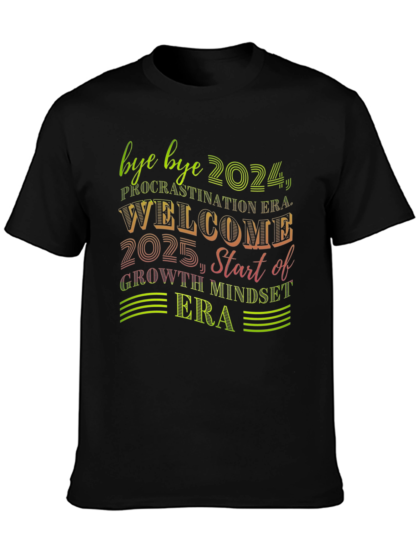 Bye Bye 2024 T-Shirt Welcome 2025