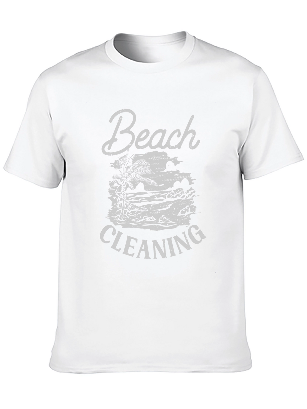 Beach Cleaning Graphic Tee - Black
