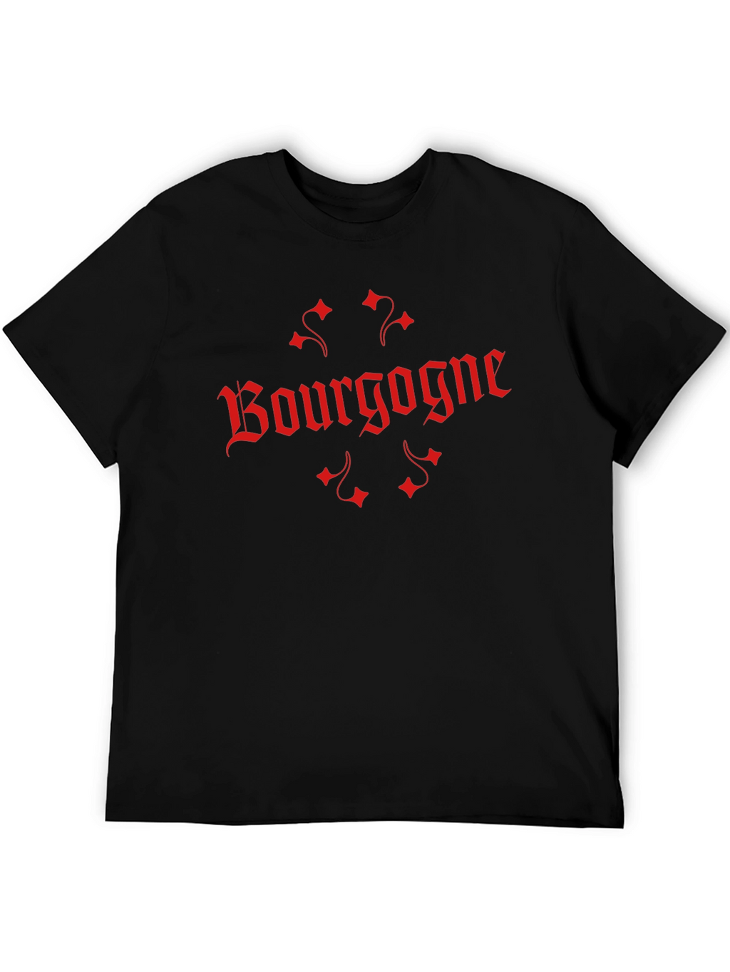 Bourgogne Graphic T-Shirt - Black